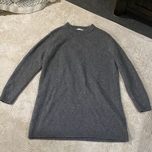 Zara Womens Grey Sweater Dress